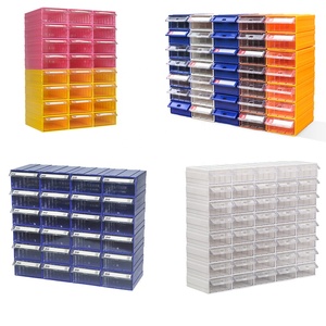 Warehouse <strong>Plastic</strong> <strong>Stackable</strong> Storage <strong>Drawers</strong> for Hardware Accessories,craft,Electronic Component - Product Image 4