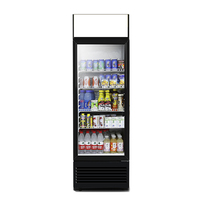 200L Vertical Porte En Verre De Refroidissement Statique Affichage Refroidisseur Boisson Bière Fleur Commercial