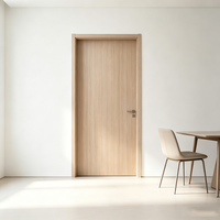 Porte intérieure en noyer de haute qualité, écologique, à âme pleine, résistante à l'humidité et insonorisée pour villa, appartement, chambre à coucher