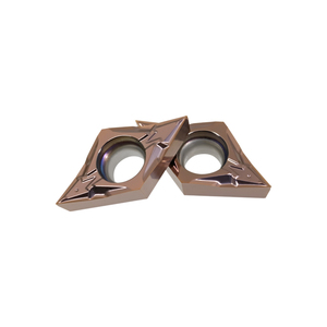 Plaquettes <span class=keywords><strong>de</strong></span> tournage <span class=keywords><strong>de</strong></span> haute précision en carbure <span class=keywords><strong>de</strong></span> tungstène pour usinage fin DCGT11T301-FS, petit rayon, pour acier inoxydable et alliage <span class=keywords><strong>de</strong></span> titane - Product Image 6