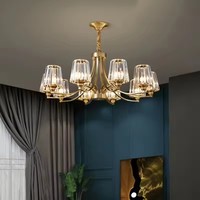 Lustre LED de style américain à trois têtes, luminaire suspendu décoratif pour restaurant, salle à manger, salon, maison