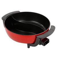Marmite chauffante multifonctionnelle sans fumée séparée marmite électrique antiadhésive Ustensiles de cuisine pour la maison Marmite électrique Grill électrique