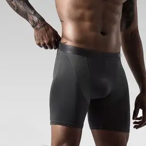 custom waistband High Quality Soft Long Underwear breathable Comfortable Briefs Boxer Shorts Men Underwear for Men