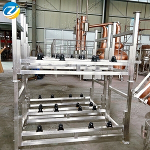 Le support en acier inoxydable ZJ OEM pour fûts de chêne est utilisé pour stocker les fûts de chêne <span class=keywords><strong>contenant</strong></span> <span class=keywords><strong>du</strong></span> <span class=keywords><strong>vin</strong></span>. - Product Image 1