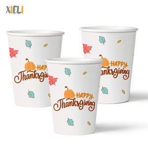 Xieli Vaso <span class=keywords><strong>De</strong></span> Papel Hojas <span class=keywords><strong>De</strong></span> Arce Pintadas Personalizadas <span class=keywords><strong>Feliz</strong></span> Día <span class=keywords><strong>De</strong></span> Acción <span class=keywords><strong>De</strong></span> <span class=keywords><strong>Gracias</strong></span> - Product Image 2
