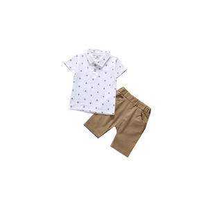 2025 da ragazzo estivo Set Casual Polo Casual Shorts a maniche corte fabbrica cinese all'ingrosso abbigliamento per <span class=keywords><strong>bambini</strong></span> cartone animato - Product Image 5