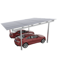 Système de montage solaire en gros 5kw 10kw 15kw Supports d'abri d'auto en aluminium Carshed solaire étanche pour usage personnel