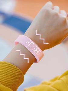 OLED Alarm Digital <b>Watch</b> With Silent Vibration 5-10 Days Battery Life <b>Activity</b> Tracker and Clock With Silicone Band Alarm <b>Watch</b> - Product Image 2