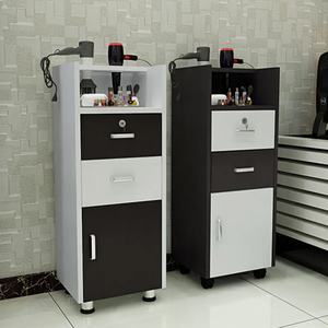 Wholesale Price Modern Metal Frame Hair Layer Cart With Dryer Holders Beauty Barber <b>Salon</b> Trolley - Product Image 1