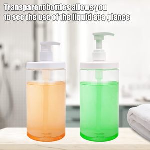 Bouteilles de lotion personnalisées imprimées, en plastique PET, 500 ml, cylindriques, faible MOQ, pour shampoing, gel douche, lotion corporelle - Product Image 5