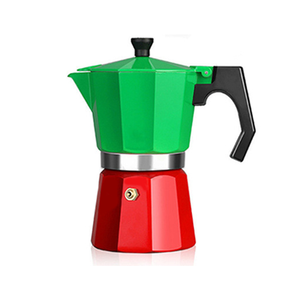 Bialetti nhôm Moka nồi 6 ly màu Espresso <span class=keywords><strong>percolator</strong></span> với tay cầm bằng gỗ kích thước lớn cà phê Maker - Product Image 5