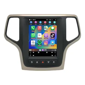 Android 13 auto estéreo pantalla táctil coche radio carplay Android auto para Jeep Grand Cherokee 2014-2022 reproductor de DVD navegación GPS