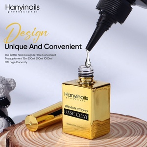 Esmalte de uñas en gel sin HEMA de 15ml Premium Hanyi en una lujosa botella Construcción de gel BIAB sin calor para uso en salón Lámpara LED UV - Product Image 4