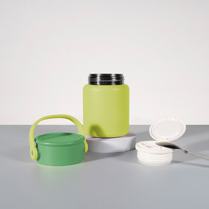 Thermal Food Jar 304 Stainless Steel Large Capacity Portable <b>Lunch</b> <b>Box</b> For Home Office Outdoor Use - Product Image 3