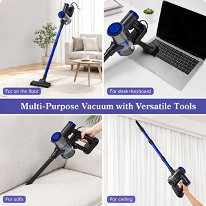 เครื่องดูดฝุ่นแบบมีสาย PV8Plus แรงดูด 13kPa มอเตอร์ 450W ถังเก็บฝุ่น 0.8 ลิตร พร้อมไส้กรอง HEPA ที่ล้างทำความสะอาดได้ หัวดูดแบบเปลี่ยนได้หลากหลาย ใช้ในบ้านและสำหรับดูดขนสัตว์เลี้ยง - Product Image 5