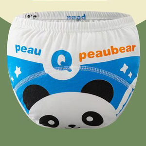 Celana Latihan Toilet Bayi dari Katun Muslin yang Lucu, Menyerap, Bernapas, Dapat Digunakan Kembali, dan Dapat Dicuci untuk Balita Belajar Menggunakan Toilet - Product Image 3