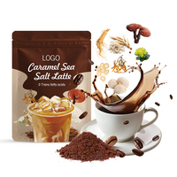Boisson au Latte au Caramel et au Sel Marin à l'Extrait de Champignons Mélangés Saveur Personnalisée Service OEM/ODM Fabricant de Boissons Santé