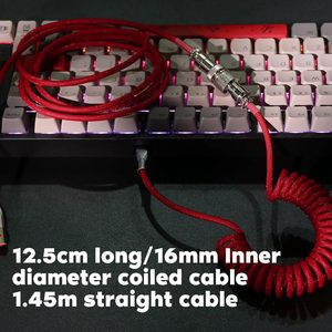 Cavi per tastiera intrecciati da 1,5 m, tipo C a USB-A, con connettore Aviator staccabile, per tastiere da gioco/tablet - Product Image 4