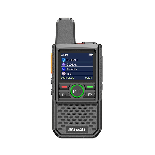BQ-V6 POC 4G Long Range Waterproof Walkie Talkie SIM Card Handheld Wireless Intercom Global PTT Support IP23 Customization