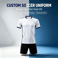 Conjuntos de Uniformes de Fútbol Personalizados, Camisetas de Fútbol con Nombre y Número Personalizados para Equipos Deportivos de Adultos y Jóvenes