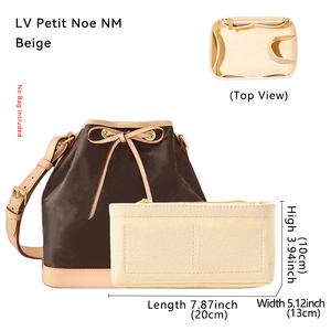 Organizador de tela grande para <span class=keywords><strong>bolsos</strong></span> Speedy Tote de fieltro, solución de almacenamiento para cortinas, organizador de carteras, bolsa de maquillaje, organizador interior de bolso. - Product Image 2
