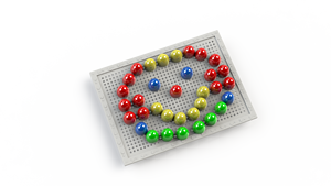 Juego de 50 Piezas de Mosaico Creativo, Rompecabezas Educativo de Plástico Colorido para Niños (3+ años) - Product Image 3