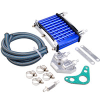 Refroidisseur d'huile de moteur en Aluminium, DIRT Pit, radiateur de vélo, refroidissement ATV Quad 50/70/90/110/125/140/150cc