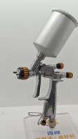 Gobelet à peinture MaiCheng 200cc à alimentation par gravité, incassable, en alliage d'aluminium CNC, compatible avec tous les pistolets HVLP, filetage universel, personnalisé pour pistolet HVLP