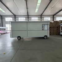 Remorque de boutique mobile économique, camion de mode, chariot alimentaire, van de vente de vêtements, remorque de vente au détail de vêtements