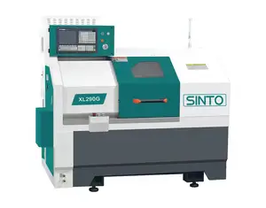 Chinês Baixo Custo Quadrado Ferramenta Titular CNC Ferramenta De Corte Slant Bed Gang Tipo CNC Máquina Mini Torno Cnc SINTO XL290G