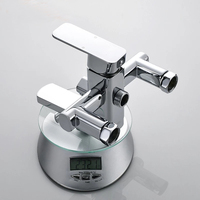 Ensemble de robinets de douche thermostatiques CE personnalisables, mitigeur mural à température constante pour salle de bain, avec fonction pluie
