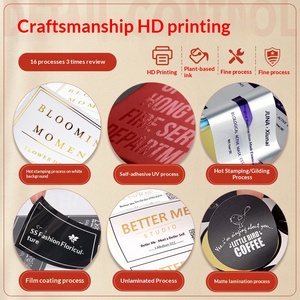 สติกเกอร์โฆษณาเครื่องดื่มแบบกำหนดเองได้ พร้อม <span class=keywords><strong>QR</strong></span> <span class=keywords><strong>Code</strong></span> ฉลากใส <span class=keywords><strong>สี</strong></span> CMYK สำหรับเครื่องดื่มอัดลม โลโก้สำหรับซื้อกลับบ้าน - Product Image 5