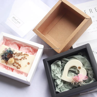 Boîte de papier de savon faite à la main sur mesure + boîte en PVC avec boîte à savon en herbe de raphia