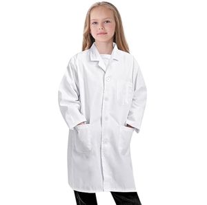 <span class=keywords><strong>Bata</strong></span> de laboratorio para niña Blanco Unisex Niños <span class=keywords><strong>Bata</strong></span> de médico Niños Doctor Blanco Unisex <span class=keywords><strong>Bata</strong></span> de laboratorio Niños - Product Image 2