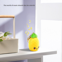 Nouvelle arrivée, haut-parleur sans fil en forme de fruit d'ananas, boîte à son portable pour les activités de plein air et cadeau de vacances créatif