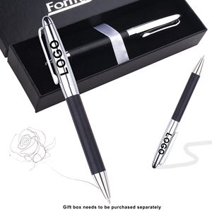 Bolígrafo de Metal con Diseño Novedoso y Logotipo Personalizado, con Punta de Bola de Cuero PU, con Impresión Publicitaria Empresarial, Escritura de 1.00 mm - Product Image 4