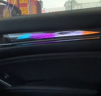 Éclairage d'ambiance dynamique style ruban, symphonie arc-en-ciel, 12V, pour dôme lumineux, compatible avec Honda INSPIRE/Accord (2018-2022)