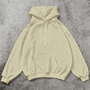 Großhandel Schlichte Design-Logo 2025 Herren Baumwoll-Kapuzenpullover Herren-<span class=keywords><strong>Hoodies</strong></span> Sweatshirts - Product Image 5