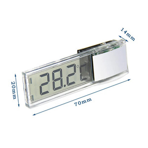 Termómetro Digital para Acuario LK-50, Pantalla LCD Transparente Rectangular, Monitor de Temperatura para Pecera, Automático, de Plástico, para Interiores - Product Image 3