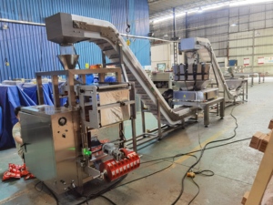 Multihead định lượng máy đóng gói sản phẩm đông lạnh thịt bóng bánh bao Cá Bóng gà Nugget máy đóng gói thịt - Product Image 3