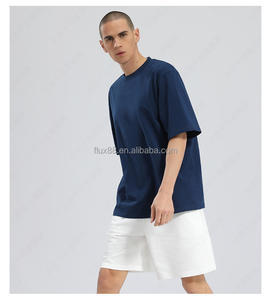 Camisetas de Cuello Redondo de Algodón con Impresión de Logotipo, Manga Corta, Holgadas y de Peso Pesado, Camisetas de Color Sólido para Publicidad y Eventos Culturales - Product Image 5