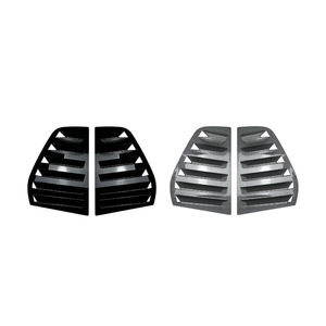 Autocollant de fenêtre triangulaire pour Volkswagen Golf 5 Mk5 2003-2008, texture en fibre de carbone, autocollant adhésif - Product Image 3