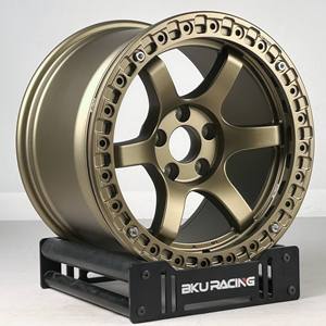 Jantes Beadlock KW 5x112 pour <span class=keywords><strong>Audi</strong></span> Q3 Q5 Q7 A6 R8 18 19 pouces, jantes noires personnalisées en alliage d'aluminium forgé - Product Image 4