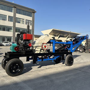 Direktverkauf ab Werk Kleiner Mobiler PC600x800 Diesel-Hammerbrecher mit Förderband Kalkstein-Hammerbrecher - Product Image 2