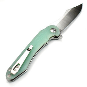 OEM personalizado de alta dureza más afilado D2 rodamiento de bolas plegable de acero G10 mango cuchillo de bolsillo <span class=keywords><strong>Boutique</strong></span> cuchillo de pesca al aire libre - Product Image 5