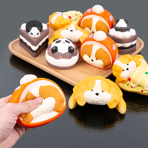 Nouvel Arrivage Jouets Anti-Stress Squishy en PU à Remontée Lente, Simulation de Nourriture (Toast, Pain, Chien, Panda), Vente en Gros Usine - Product Image 6