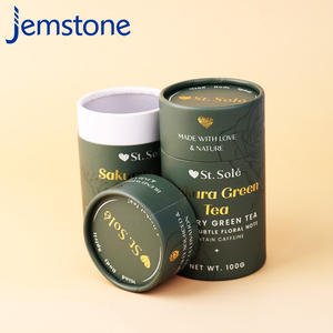 Usine en gros qualité Sssurance carton cylindre papier pot emballage boîte ronde papier tube - Product Image 1