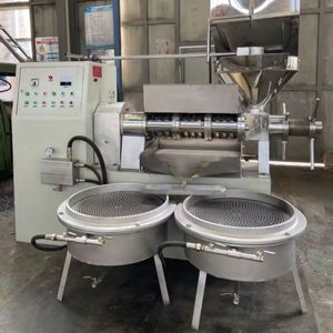 Multifunctional New Small Cold Press Hot Press Dual Mode Commercial Olive Oil, Coconut Oil Screw Oil Press Machine Castor - Product Image 5