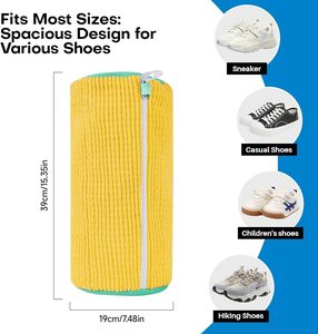 Kit de nettoyage anti-taches pour lave-linge et sèche-linge en chenille, sac de lavage réutilisable et lavable pour chaussures, sac magique pour le lavage des chaussures - Product Image 2