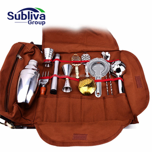 Kit de cóctel profesional para barman, bolsa de herramientas enrolladas para barman - Product Image 3